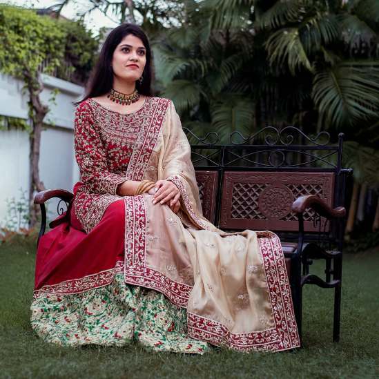 TRADITIONAL LUCKNOWI GHARARA DESIGNS